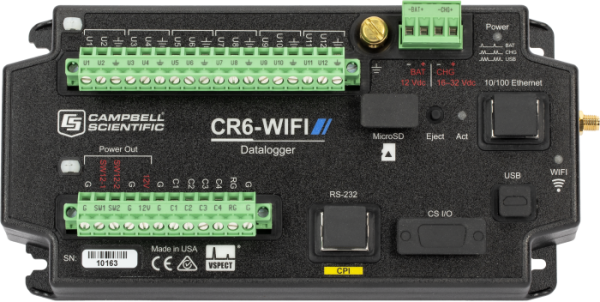 Bộ ghi đo tự động Datalogger CR6 Wi-fi