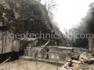 Công trường xây dựng thuỷ điện Nậm Xí Lùng 1 - Lai Châu