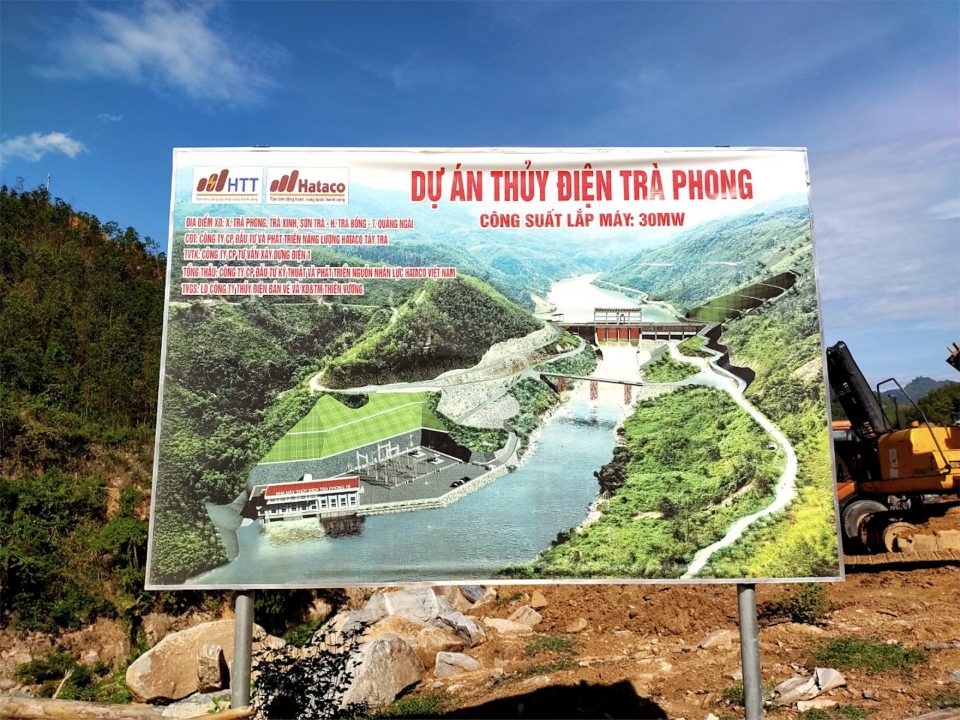 Dự án thuỷ điện Trà Phong 1B