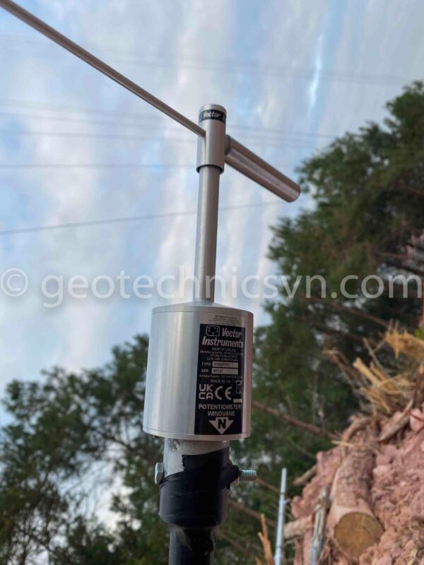Lắp đặt thiết bị đo hướng gió W200P/FC Potentiometer Windvane